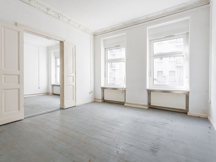 Wohnen im Grünen: Altbauwohnung mit privatem Garten in Köpenick