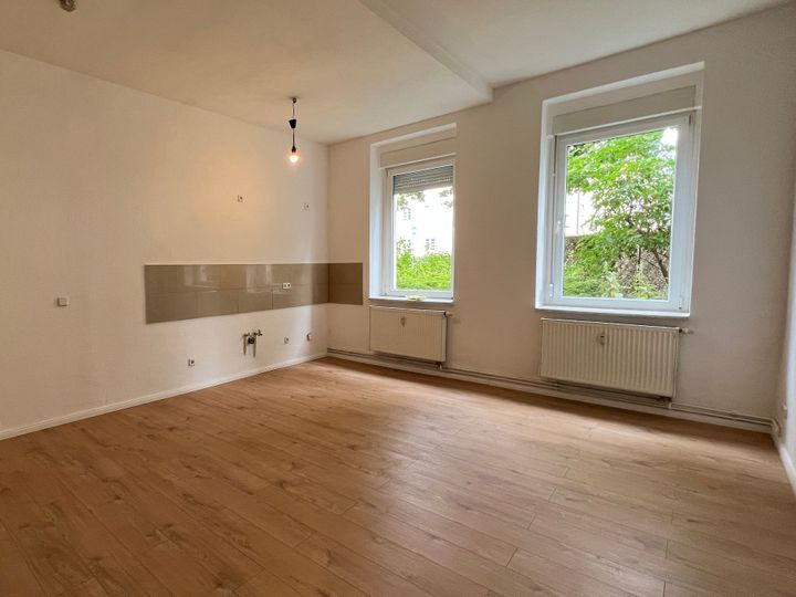 Kompakte 1-Raumwohnung im Erdgeschoss ! Befristung bis 31.12.2028