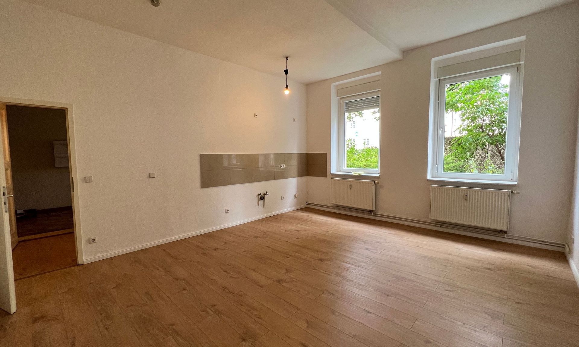 Kompakte 1-Raumwohnung im Erdgeschoss ! Befristung bis 31.12.2028